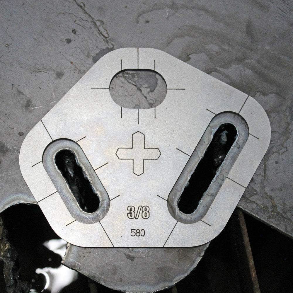 Plasma Stencil - Tri Slot Cutter Guide - 3 pc. Kit - .430"