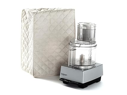 CoverMates - Food Processor Cover - 12W x 8D x 17H - Diamond Collection - 2 YR Warranty - Year Around Protection - Cream