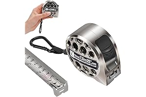 Cinta Métrica de Acero Inoxidable Retráctil Anti-Corrosión de 7.5M/25FT