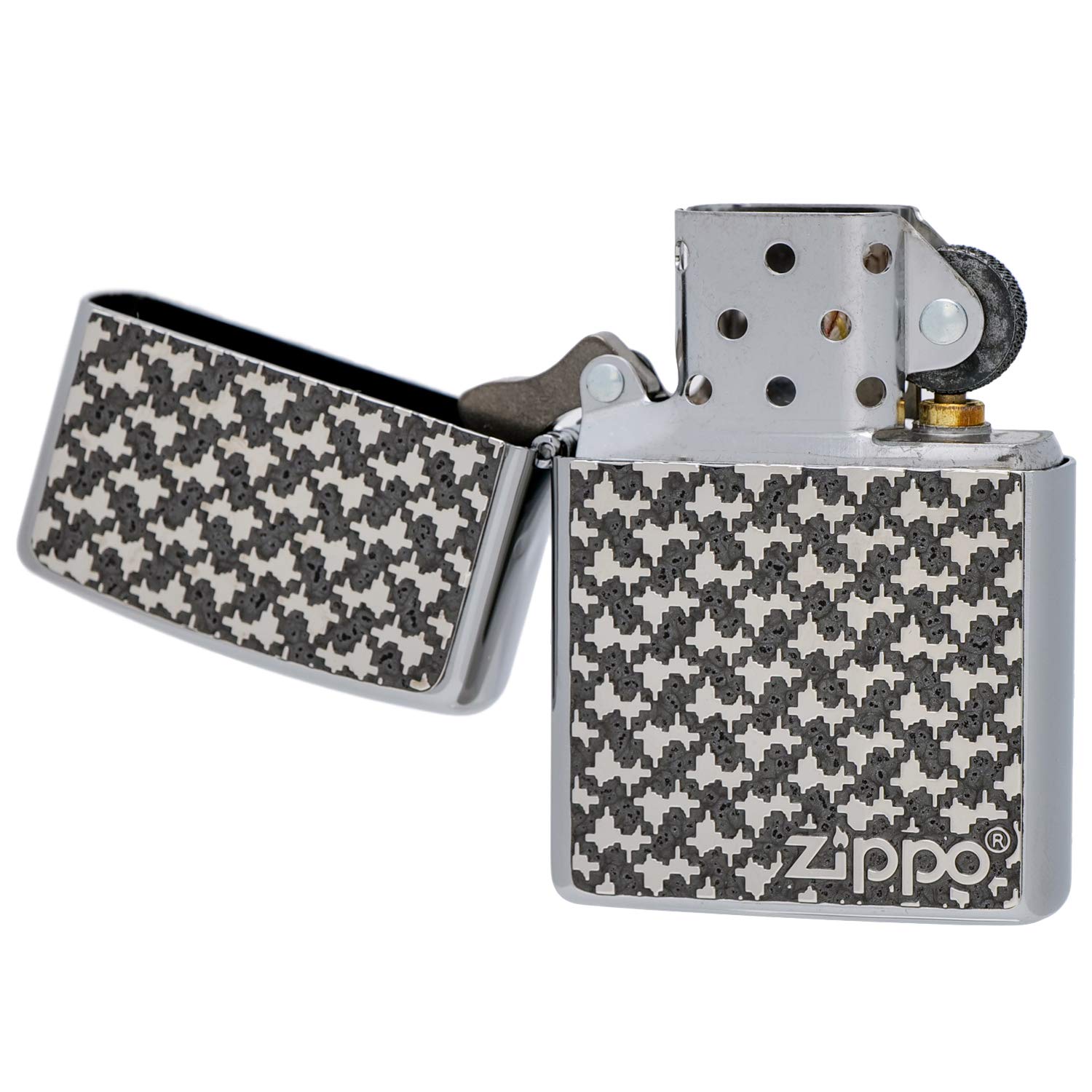 Amazon.co.jp: ZIPPO(ジッポ) ライター 幾何学模様 パターン ロゴ 