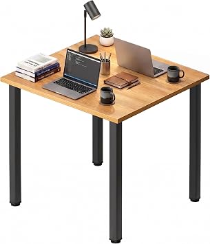 DlandHome Small Computer Desk for Home Office Table Writing Table for Small Spaces Study Table Laptop Desk 31.5x31.5 Inch