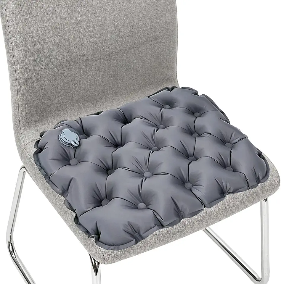 Assento de avião com almofada de viagem, colchão de ar confortável, inflável portátil, impermeável, assento com almofada de ar | para escritórios de descanso, cadeira de rodas, caminhão, estádio