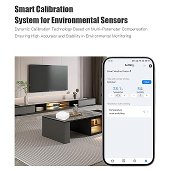WiFi Hygrometer Thermometer Indoor Outdoor: Smart Temperature and Humidity Sensor with App Notification and Data Storage, 150m Range, Compatible with Alexa, 4 Sensors +1 Base Station