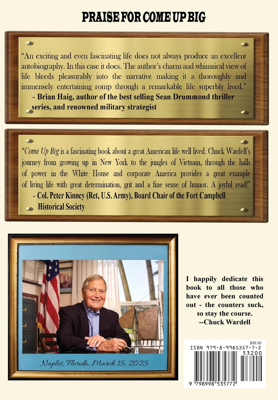 Come up Big: My Journey Through Vietnam, Harvard, the White House, the Department of State, and as CEO in Corporate America      Hardcover – November 7, 2025