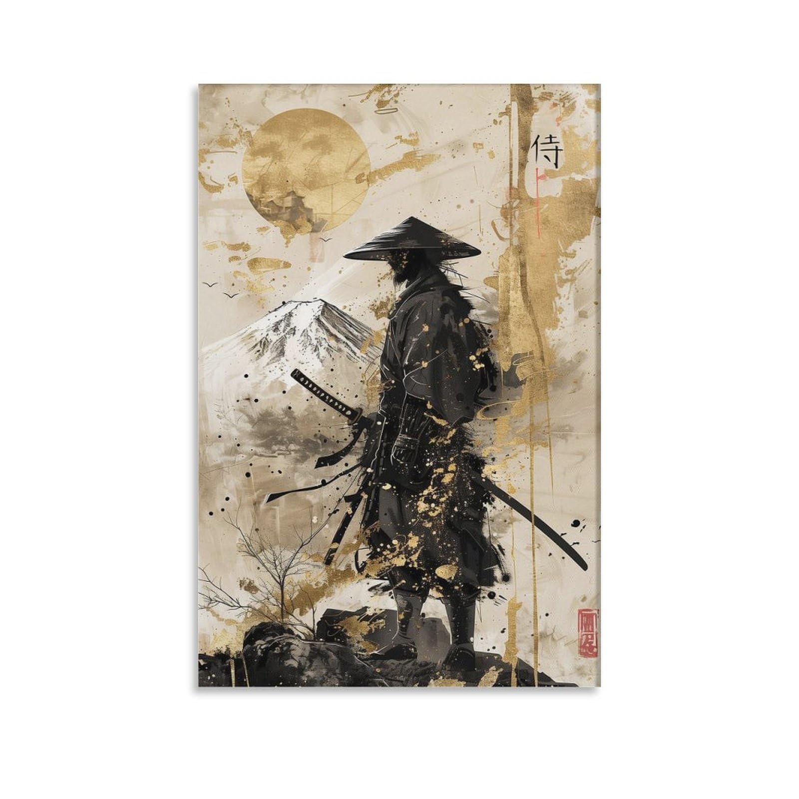 現代武士の日本画