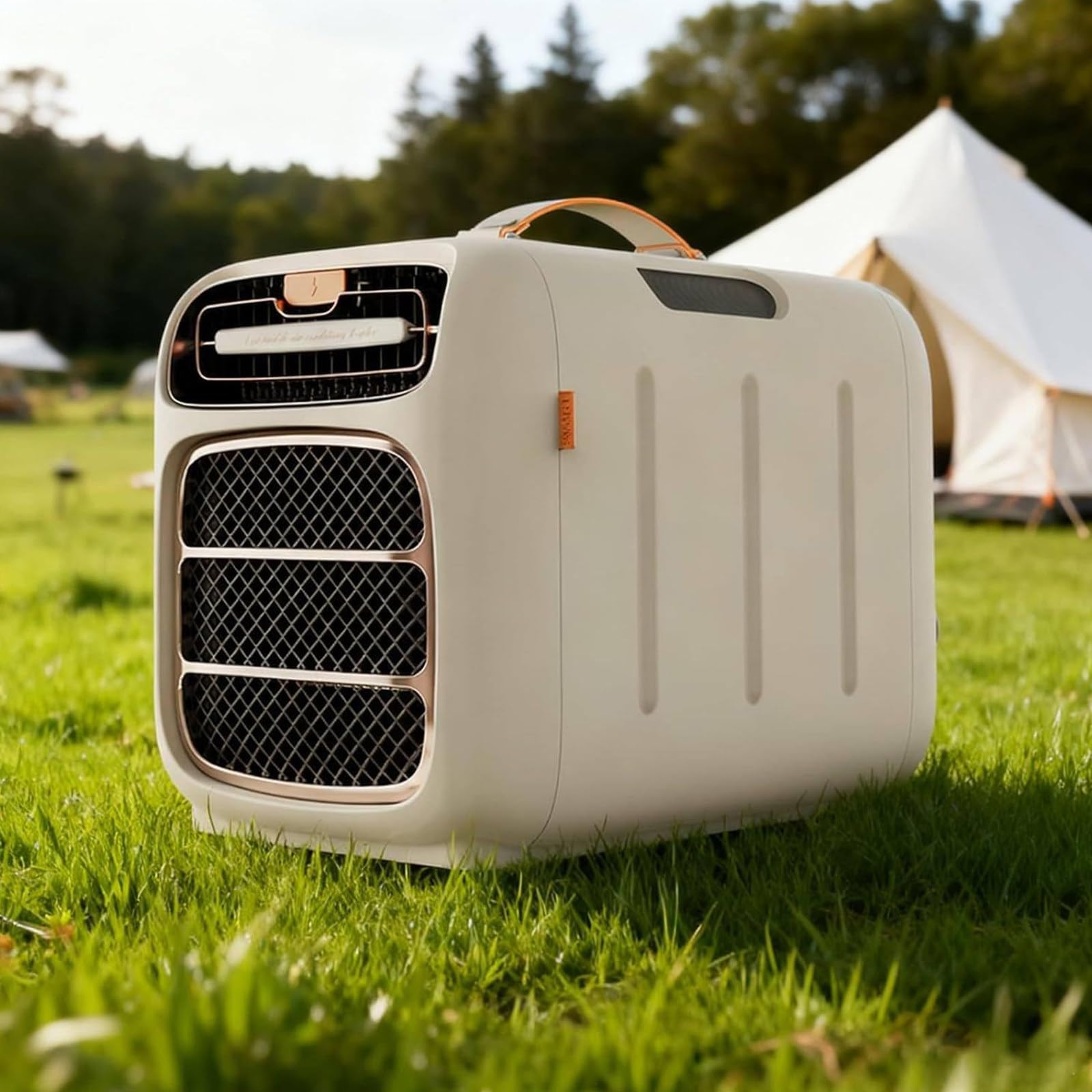 SENJINGHUA Fast Cooling+Heating Outdoor Air Conditioner Portable Tent Air Conditioner 220V 3 Wind Speeds,Dehumidification & Timing Function,Dehumidifier Timer for RV Tent and Outdoor Use Cold
