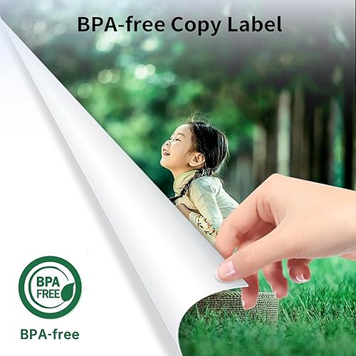 Miniatura 6 de Phomemo Papel de impresora A4, impresora de copia premium, papel de impresora compatible con Phomemo P831, HPRT MT800BrotherHPCanon, tamaño 8.27 x