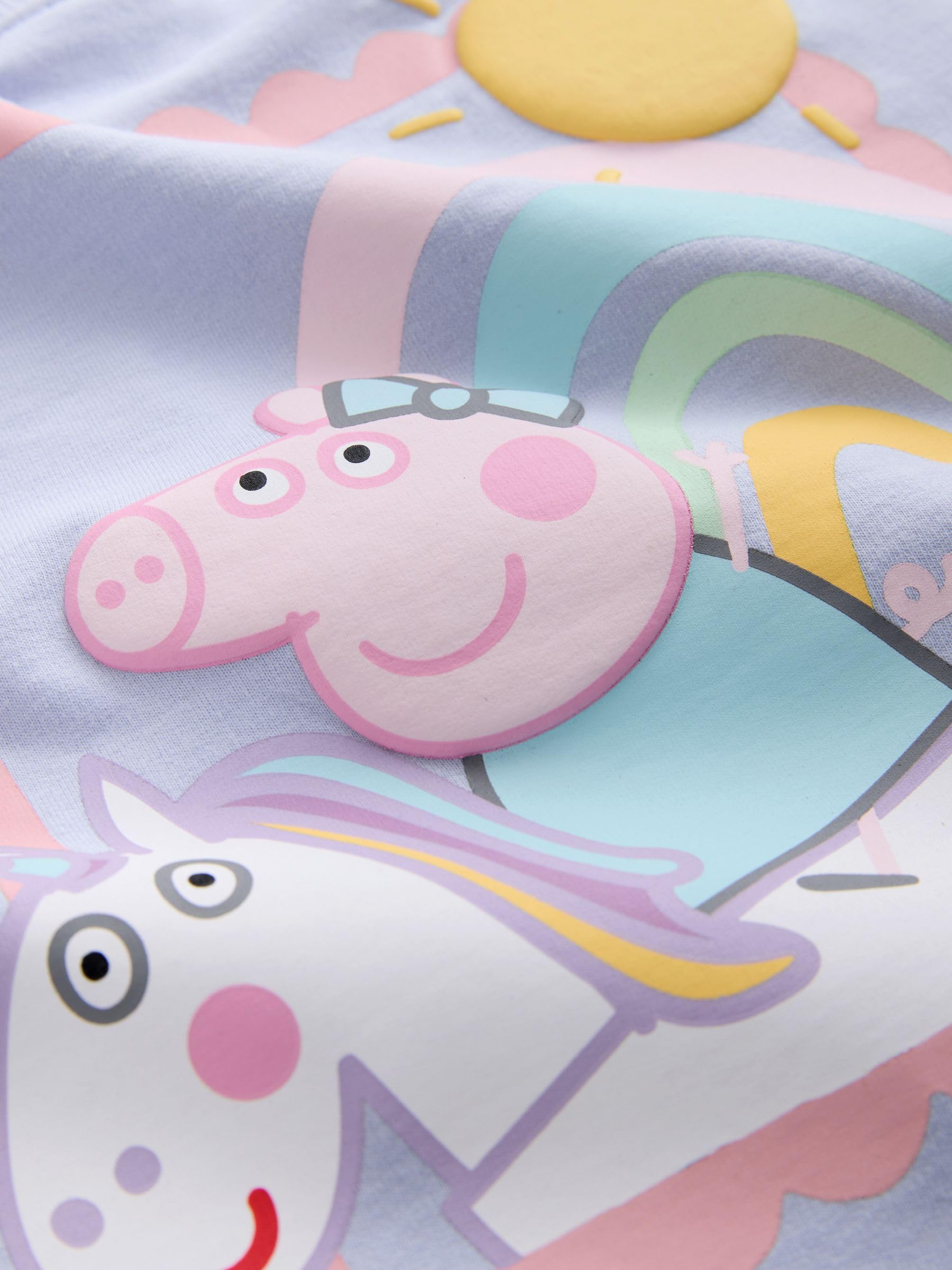 NEXT Mädchen Peppa Wutz Langarmoberteil und ausgestellte Leggings