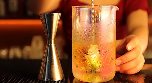 Miniatura 5 de Lexenic Jigger doble de 1 oz y 2 onzas con medidas precisas, herramienta de barra de jigger de acero inoxidable 304 de alta calidad para bartendding