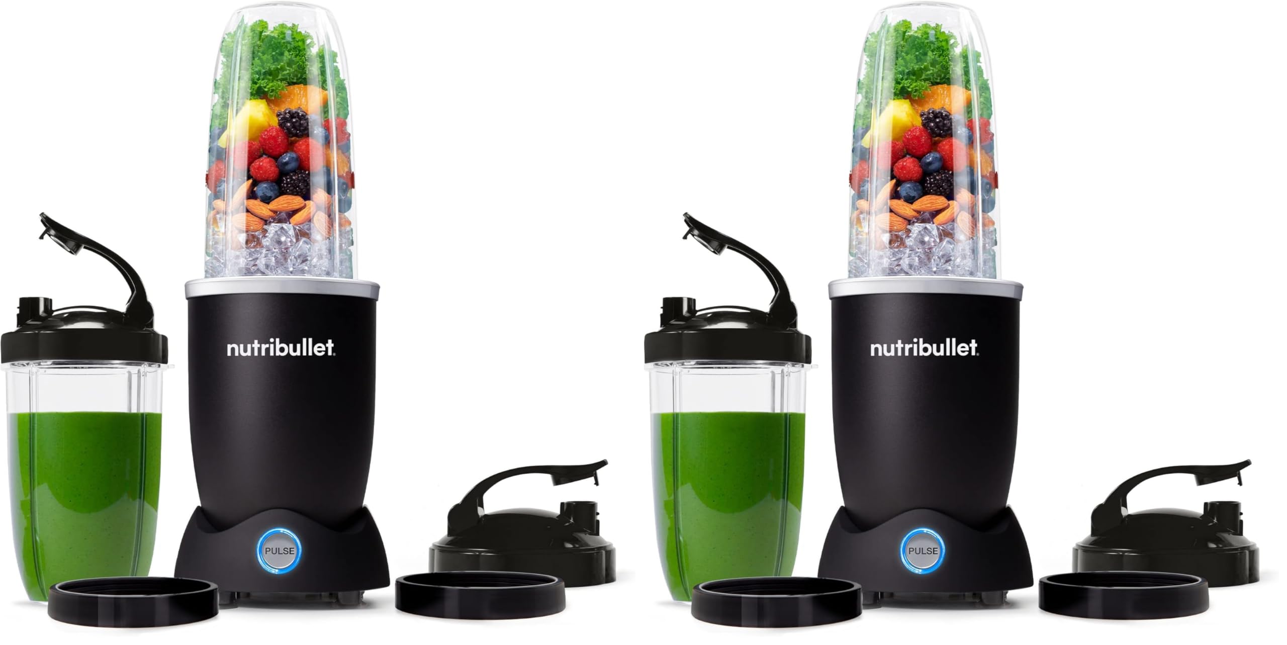 NutriBullet Pro+ 1200 Watt Personal Blender with Pulse Function SKU – Matte Black (Pack of 2)