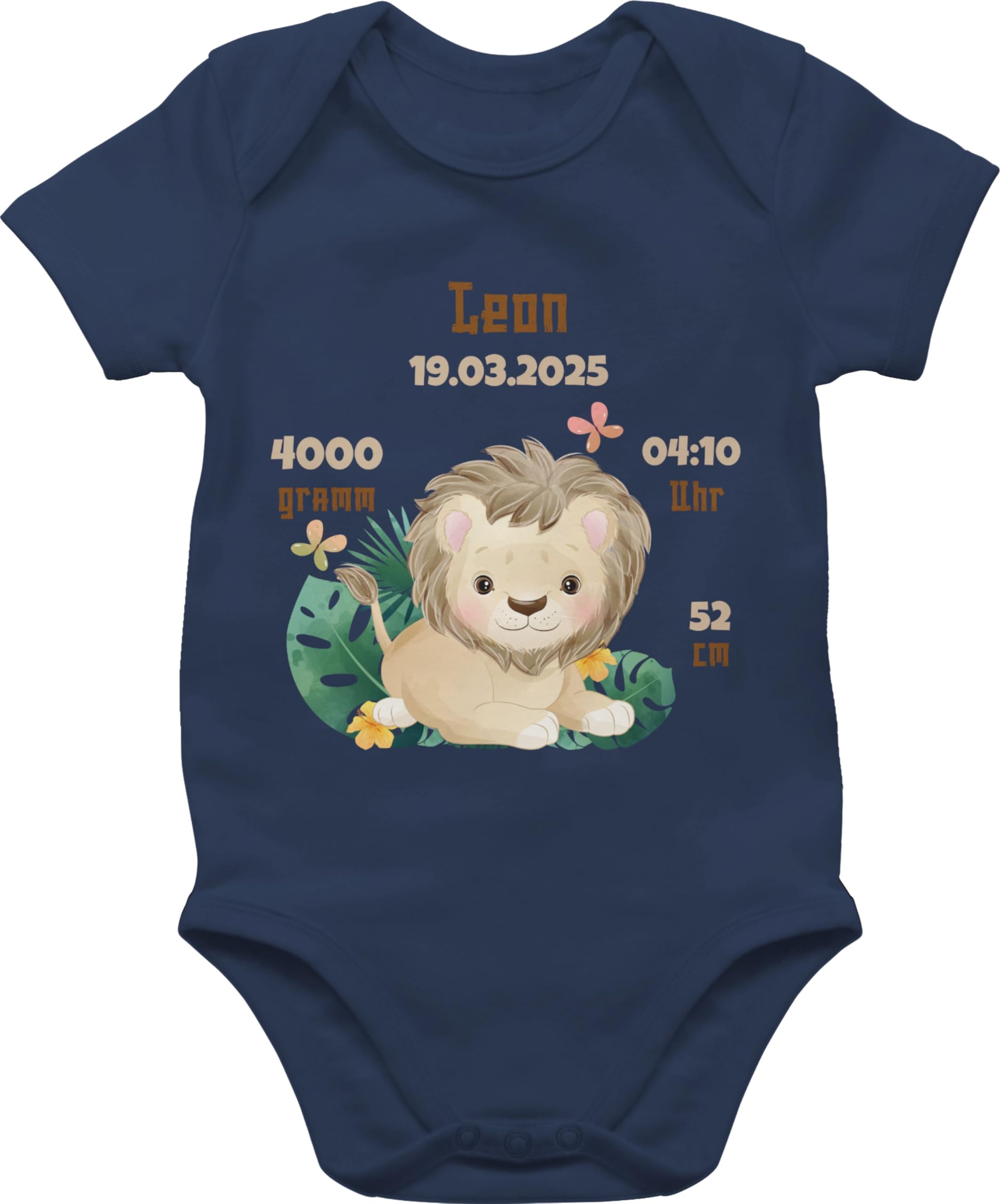 Baby Body Langarm - Moin Möwe Design Nordsee Ostsee