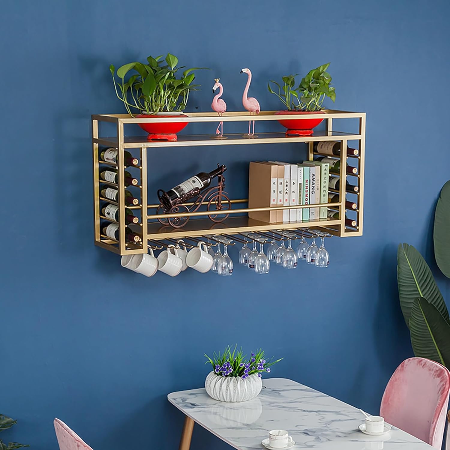 アンティーク家具 壁掛けワインラック グラスハンガー 【公式通販】