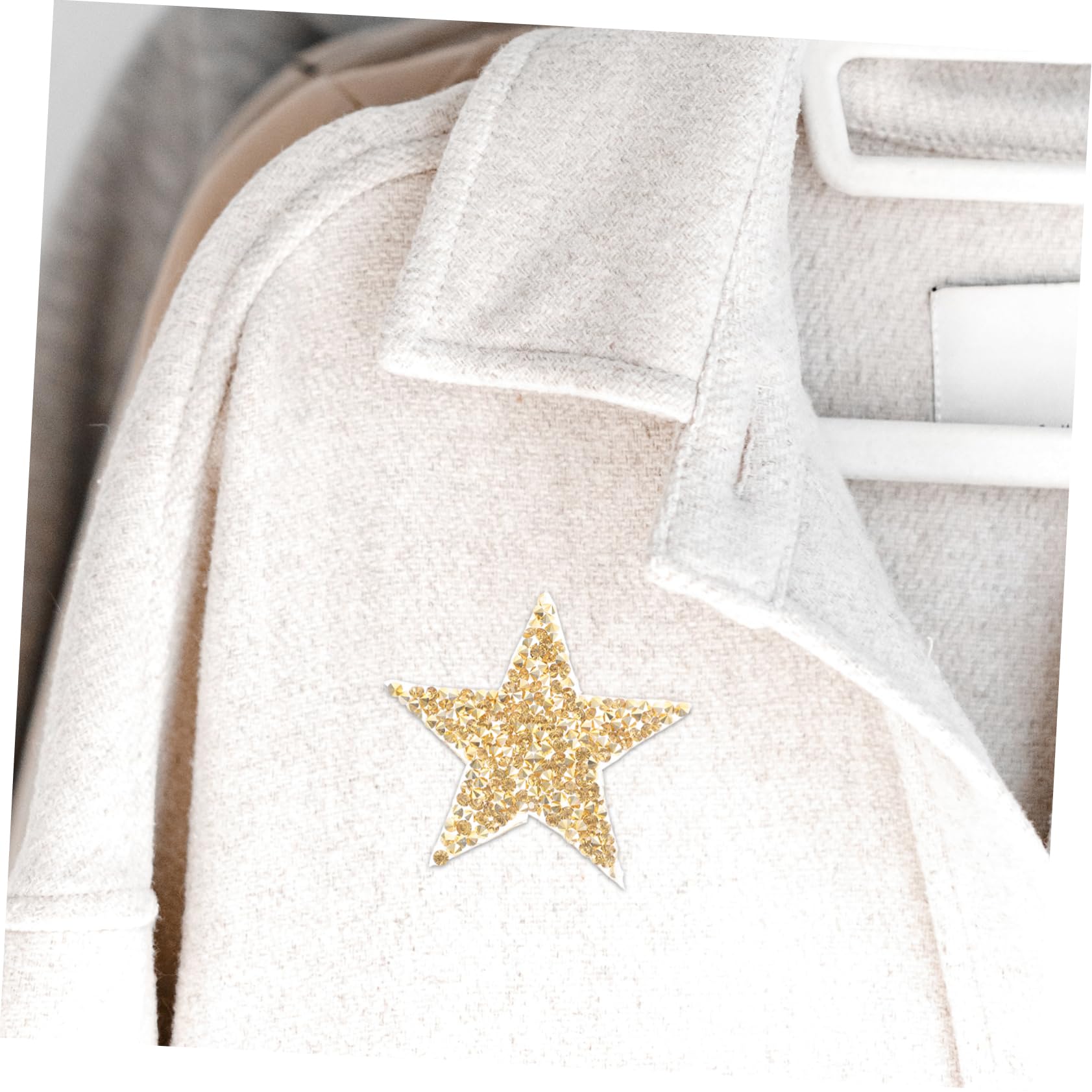 jojofuny 3 Set Patches Glitter Forma Stella Toppe Termoadesive Per Abbigliamento E Accessori Fai Da Te Decorazioni Per Borse E Riparazioni E Varie 30 Pezzi * 3