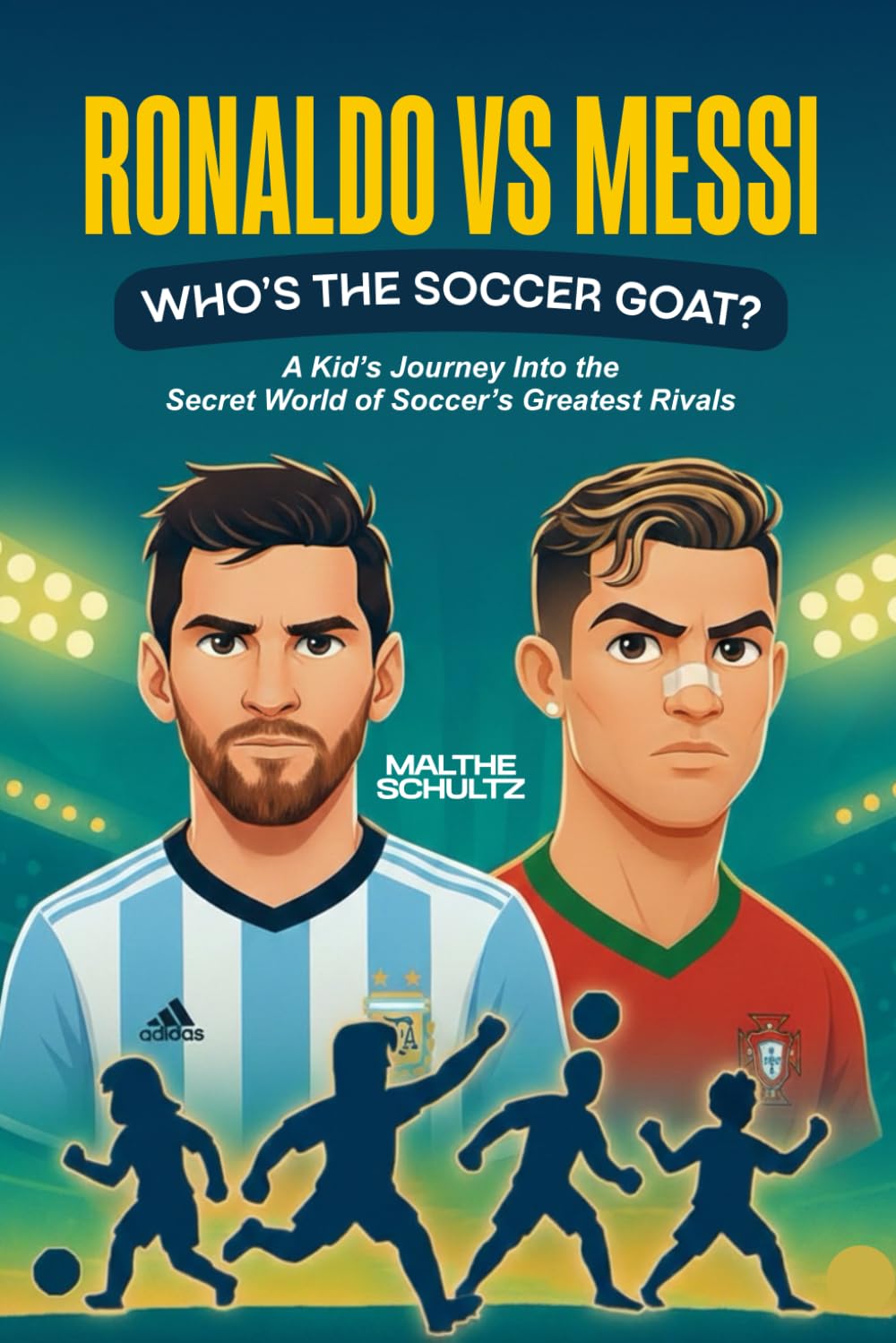 RONALDO VS MESSI: WHO’S THE SOCCER GOAT?: A Kid’s Journey Into the Secret World of Soccer’s Greatest Rivals