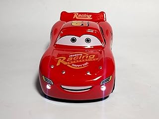 مجسم سيارة معدني مغلق بمحرك صوت موسيقي وضوء امامي داخلي قابل للسحب للخلف بطول 12 سم + هدية