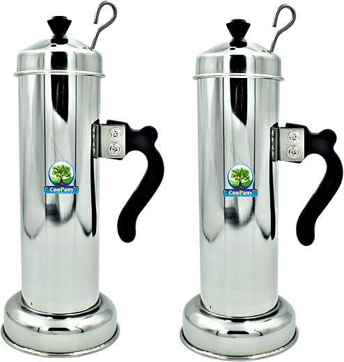 Stainless Steel Puttu Maker/Puttu Kudam/PUTTU Pot Suitable for Pressure Cooker pack of 2