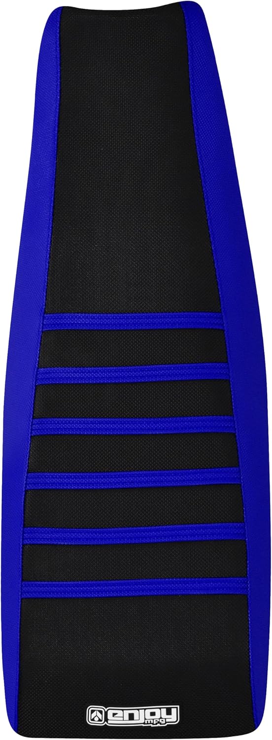 Enjoy Mfg Seat Cover - Compatible with Honda 1999-2007 TRX 400EX TRX 400 EX TRX400 Quad - Color Sides & Rib #203 (Blue Sides/Black top/Blue Ribs)