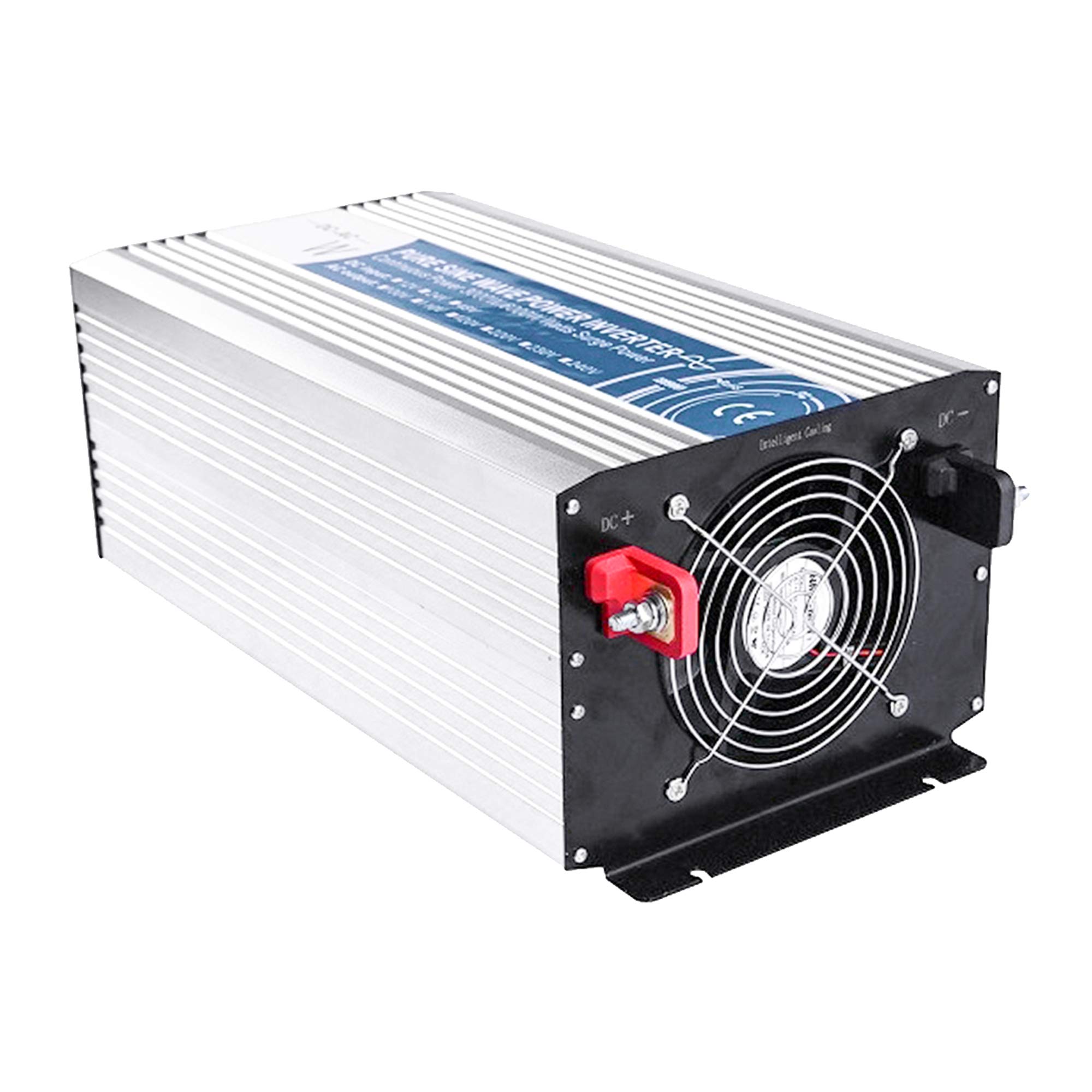 Reiner Sinus Wechselrichter, 3000W/4000W/5000W/6000W/8000W, DC zu AC Wechselrichter, Fest Verdrahteter USB-Anschluss Zwei Wechselstromsteckdosen, für Car Home Solar