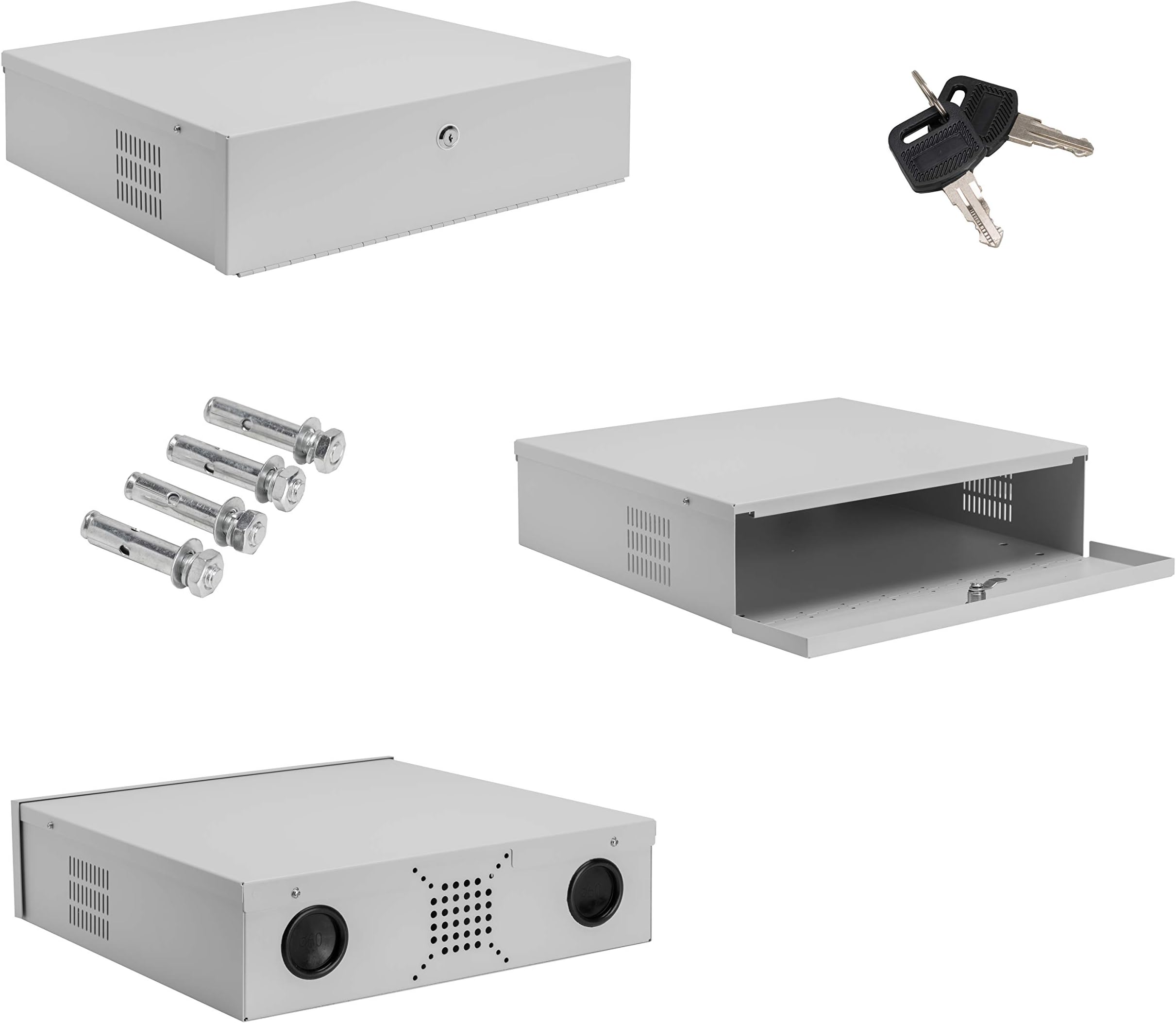 Sterling 18" Lock Lockable DVR NVR CCTV Safe Box