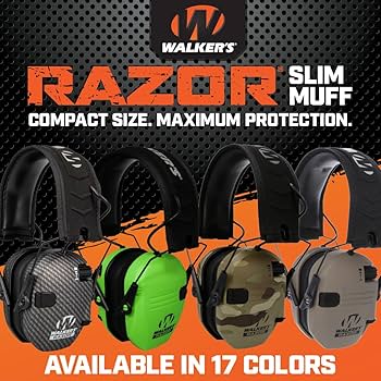 【イヤーマフ】Walker's RAZOR SLIM ELEC MUFF 実物 Walker's Razor Slim Electronic Muff (Battle Brown) - Walmart.com