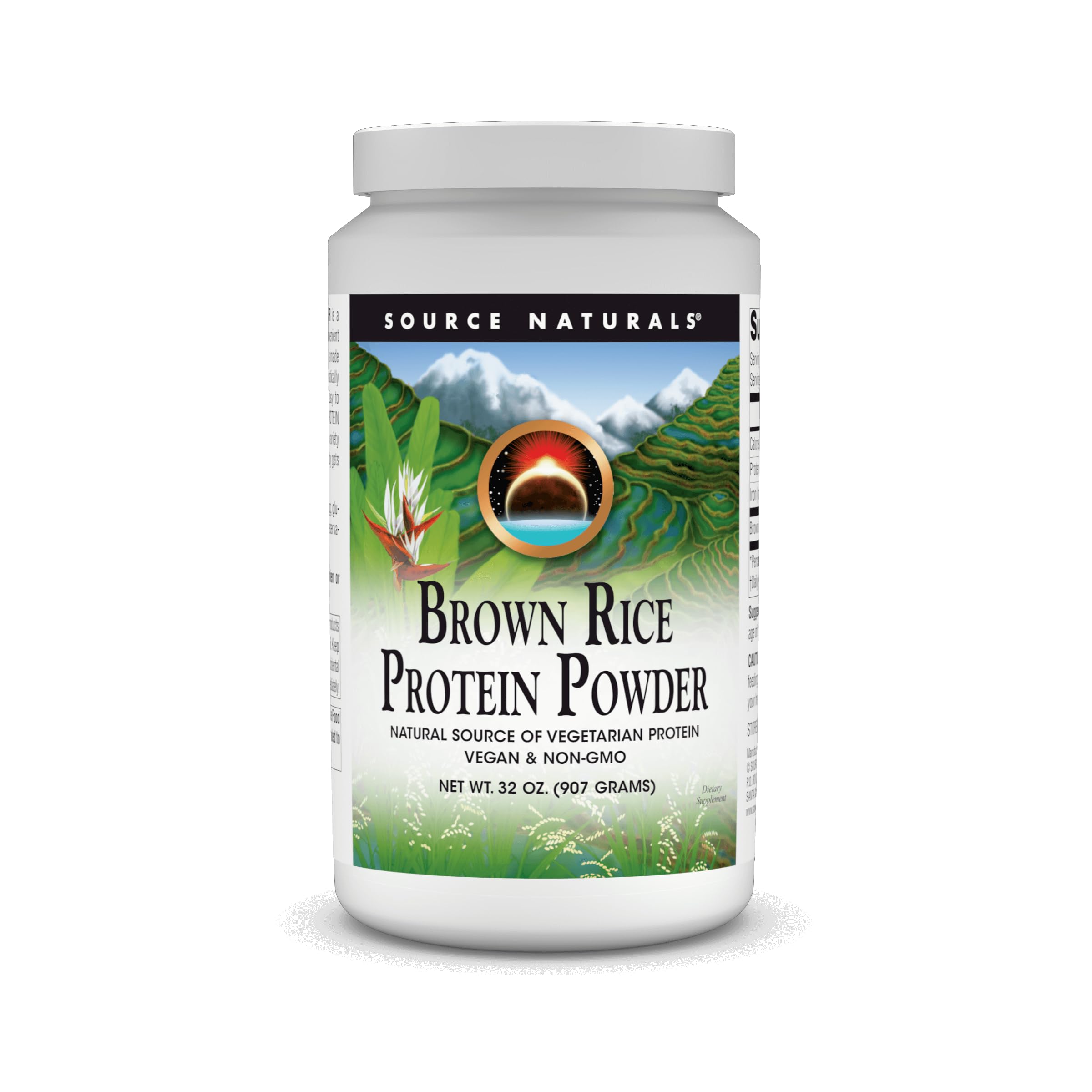 Source Naturals Brown Rice Protein, Vegan & Non-GMO* - 32 oz Powder