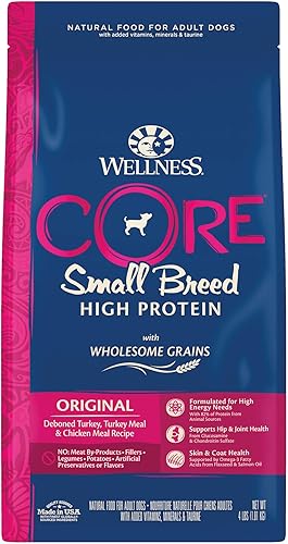 Wellness Core Alimento seco natural para perros sin granos, razas grandes, 3 paquetes (bolsa de 26 libras).