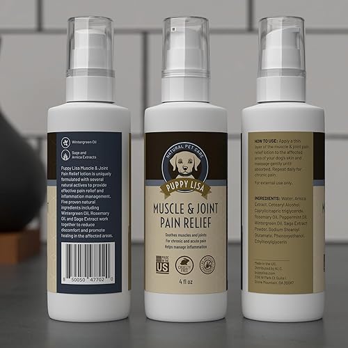 Miniatura 7 de Crema para aliviar el dolor muscular y articular para perros, linimento de absorción rápida para aliviar el dolor para perros, fabricado en Estados