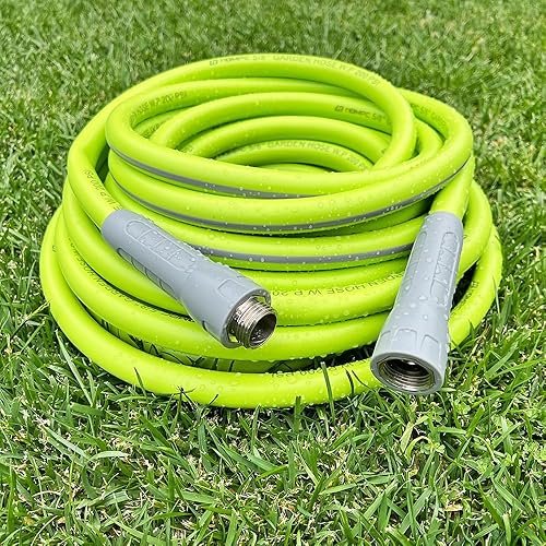 Miniatura 7 de HQMPC Manguera de jardín con agarre giratorio, manguera de agua de 58 pulgadas x 30 pies, manguera de agua resistente y duradera con accesorios