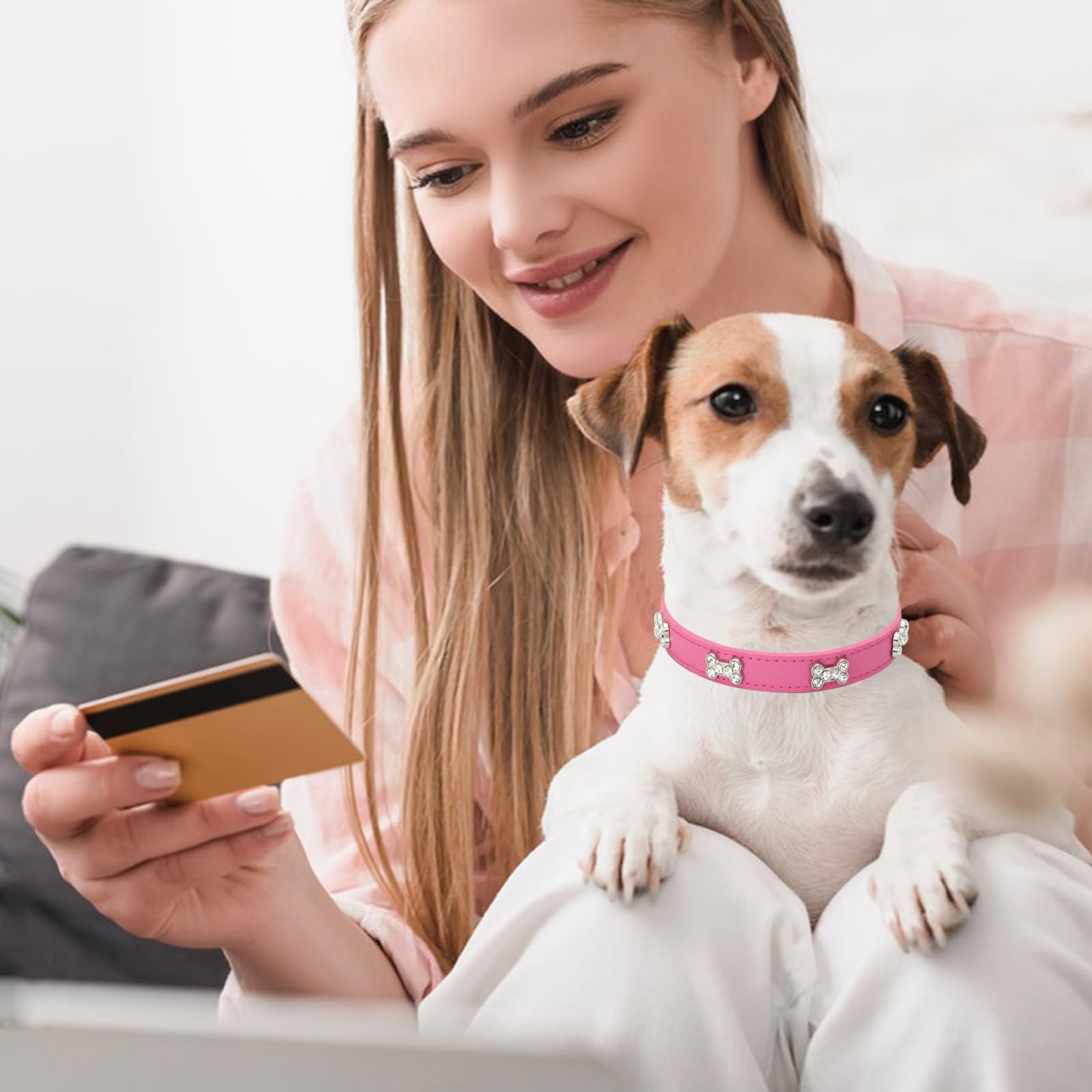 Haoyueer Hundehalsband Aus Weichem Neopren – Verstellbar, Atmungsaktiv Und Bequem Für Kleine Bis Große Hunde