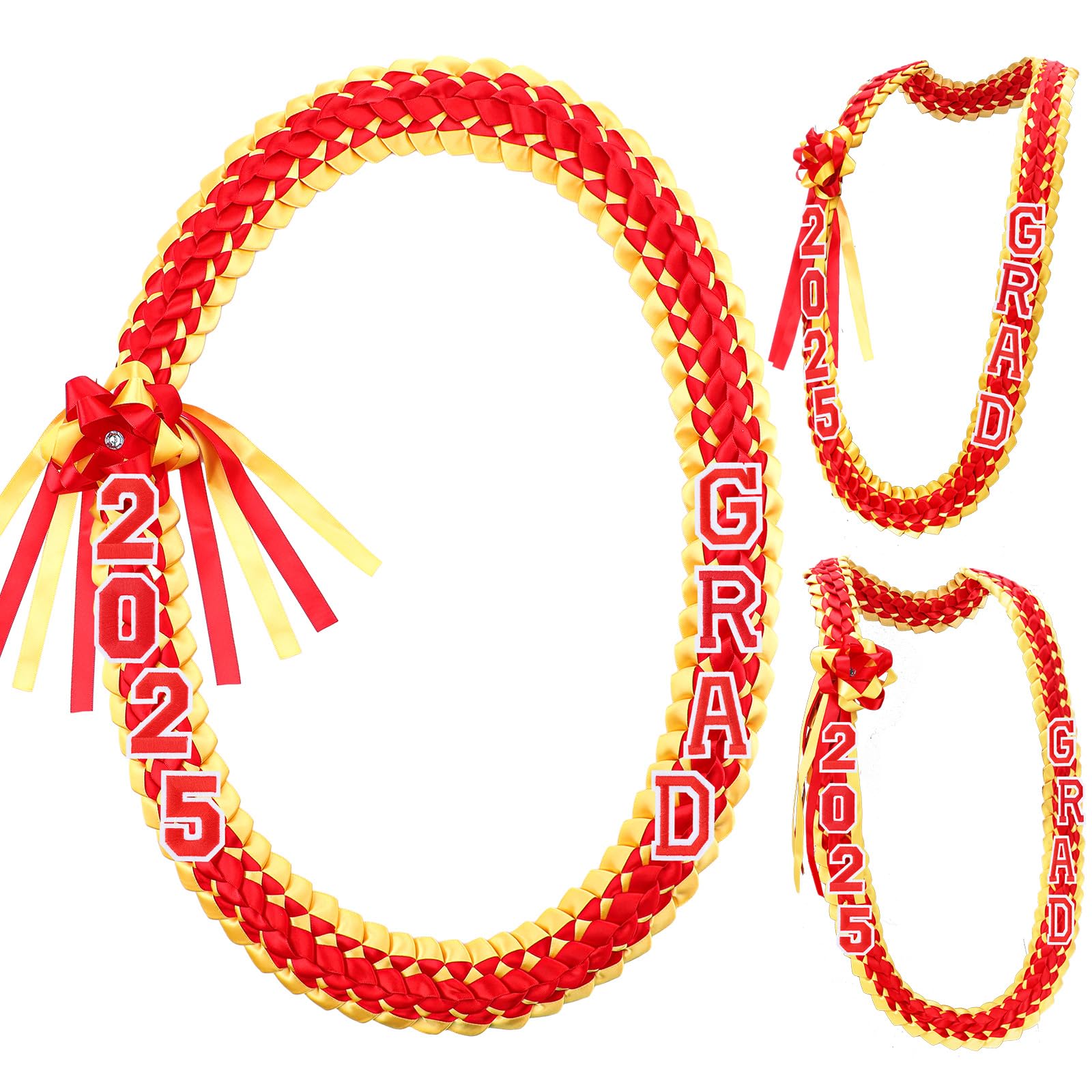 Snapklik.com : Hotop Grad Leis Class Of 2025 Graduation Ribbon Double ...