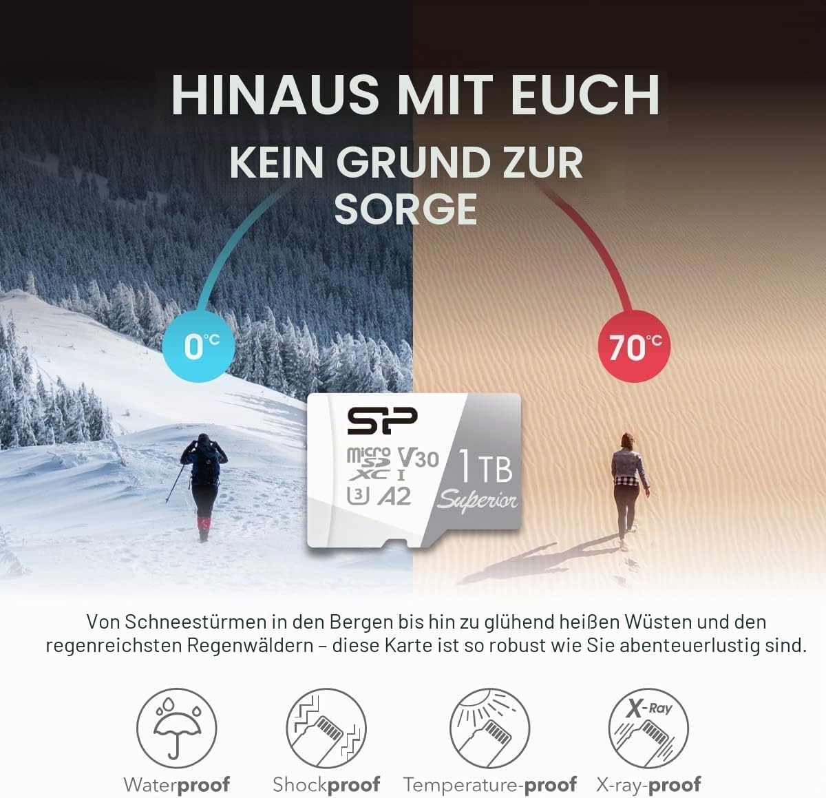 MicroSD 512GB Silikon Power (Nintendo Switch Operation Verified) 4K kompatibel, UHS-I U3 V30 A2 Standard Ultra HD kompatibel, große Kapazität, maximale Geschwindigkeit 100MB/s SP512GBSTXDA2V20SP