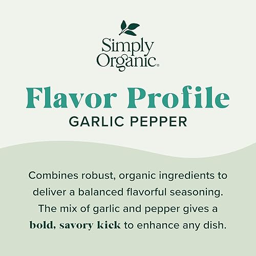 Vista 35 de Simply Organic Spice Right Mezclas de condimentos diarios, ajo y hierbas, certificado orgánico 2 onzas