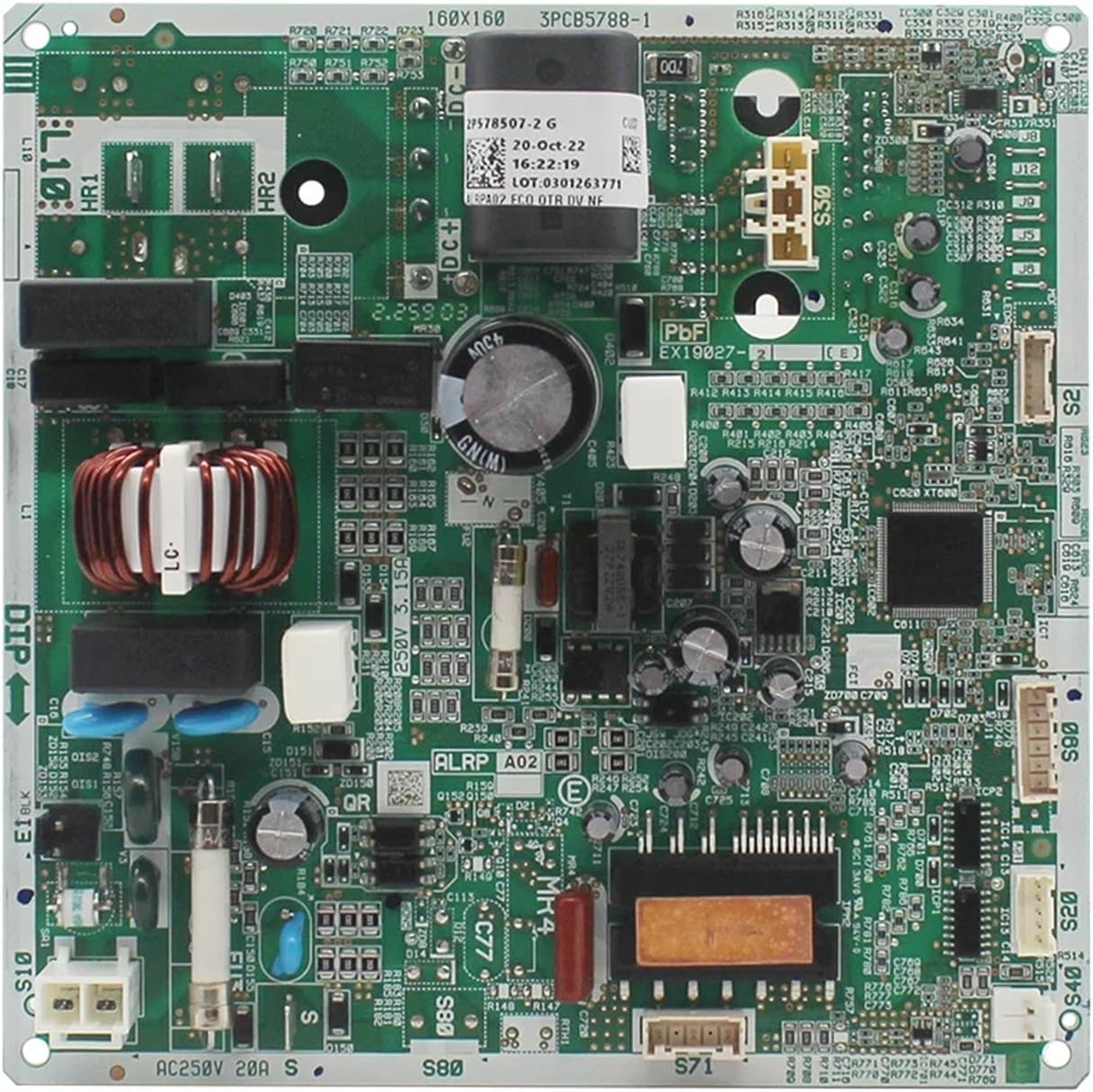 Printed Circuit Board Assy EX19027-2 Part Number 4026413 for Outdoor Unit ARKA35UAVMV RKA35VMVMV
