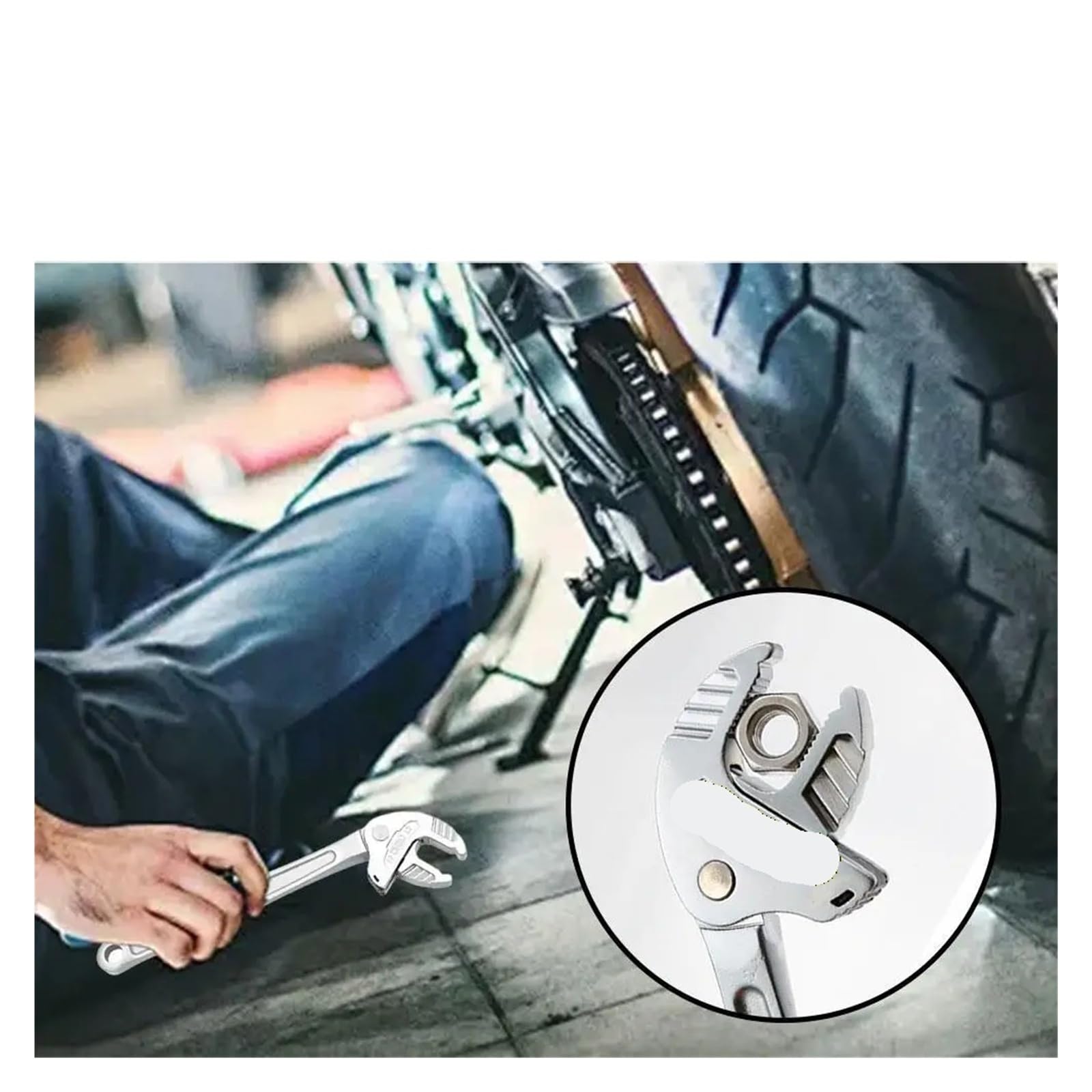 Pinza a Pappagallo Chiave industriale a granchio for impieghi gravosi con cricchetto autoregolante, ganascia larga for la produzione di tubazioni automobilistiche(M)