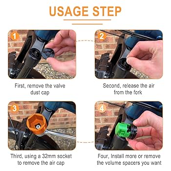 Amazon.com: 32mm Bike Fork Topcap Socket Tool Compatible for