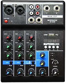 Console Mesa Som Profissional 4 Canais Delay Repeat Estéreo GF-6184