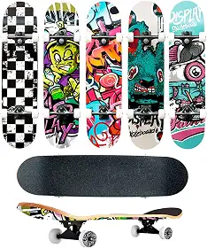 Skate Semi Profissional Completo Montado Modelos 7.5