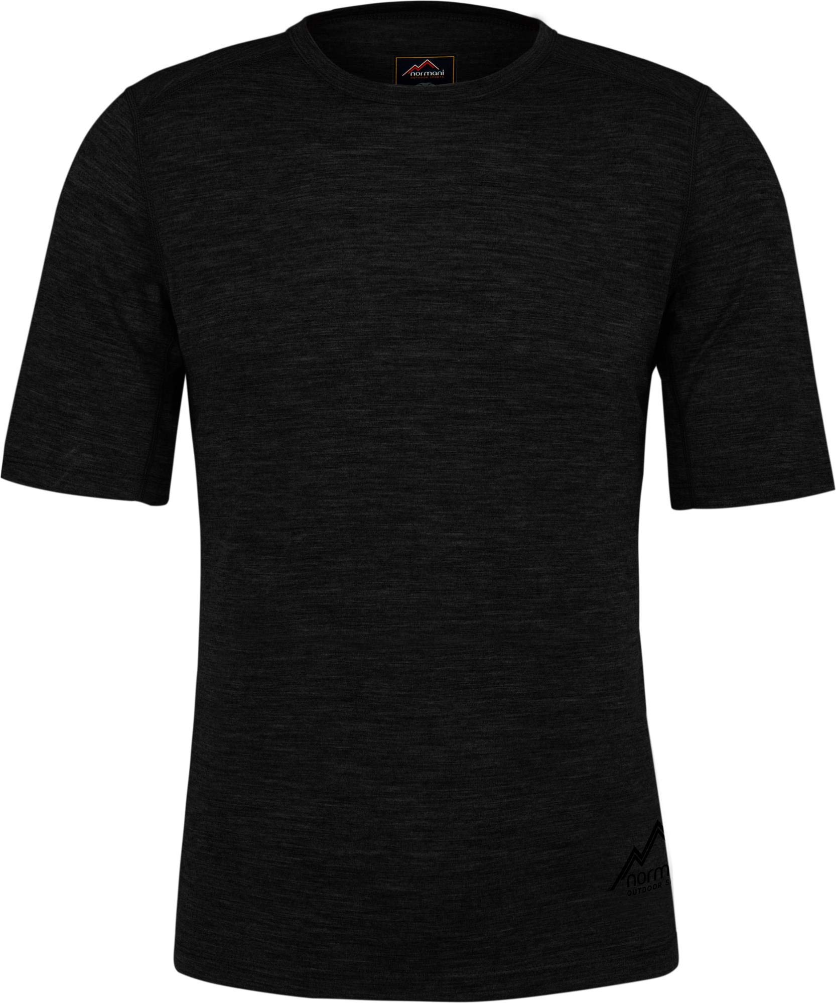 normani Damen Merino Unterwäsche-Set Garnitur - Kurzarm T-Shirt und Unterhose Set - 100% Merinowolle Thermounterwäsche Ski-Funktionsunterwäsche