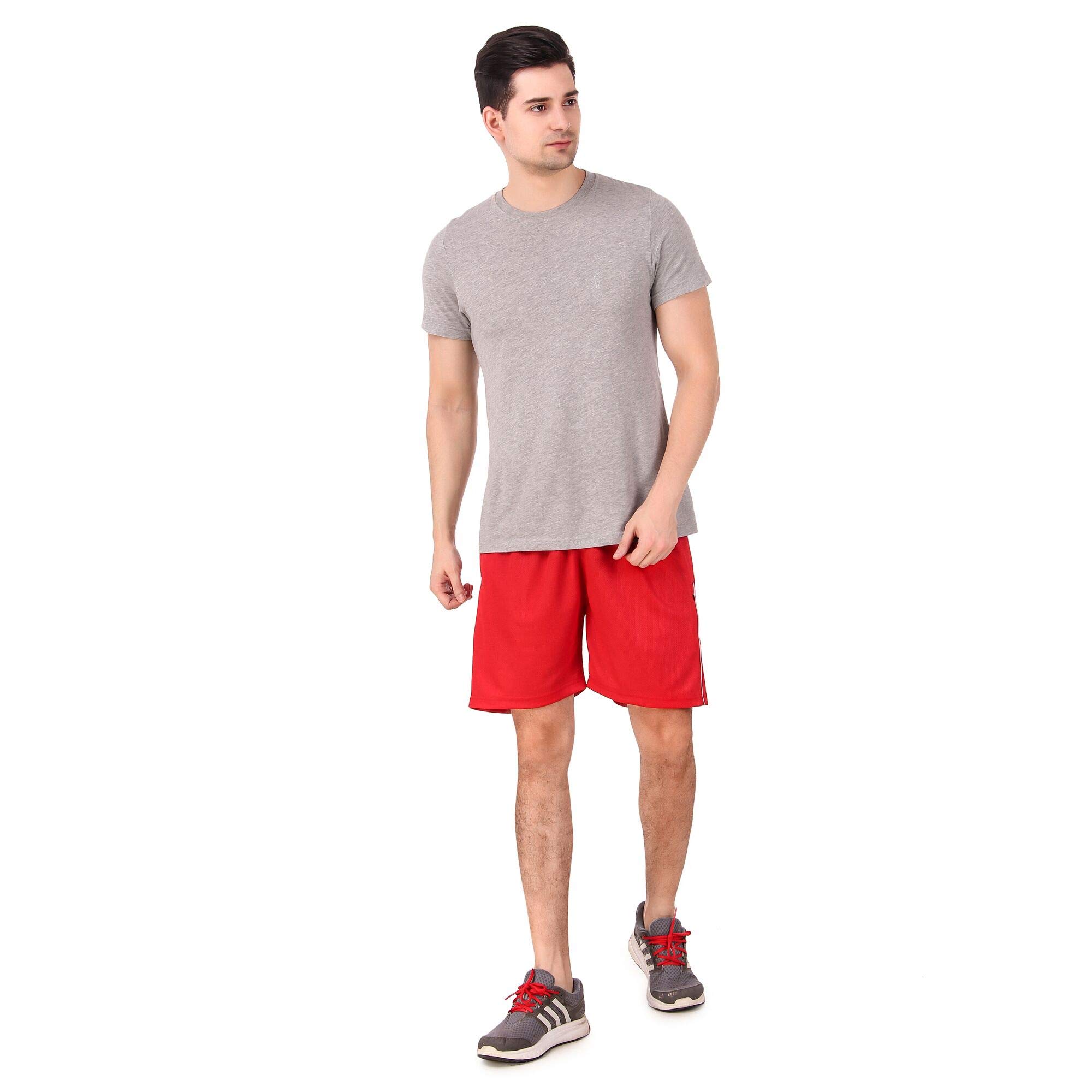 tempest Sports Shorts for Men and Women with Zipper Pockets (Free Size Waist 28 to 36 Inch)-picture-31