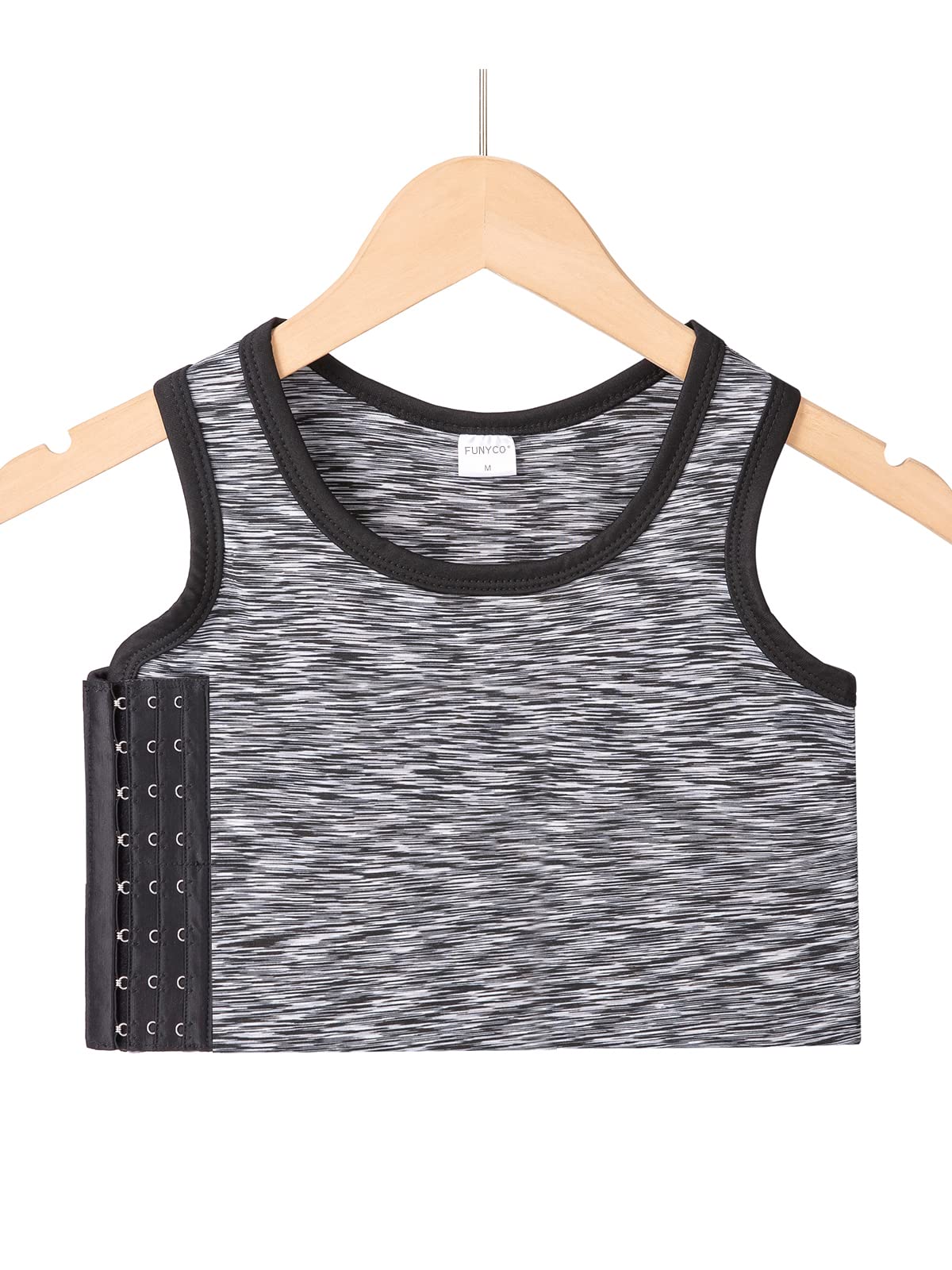 Mujer Binder Trans Multi Row Wide Elastic Chest Binder para Transgénero FTM Tomboy Pecho Corto Binder