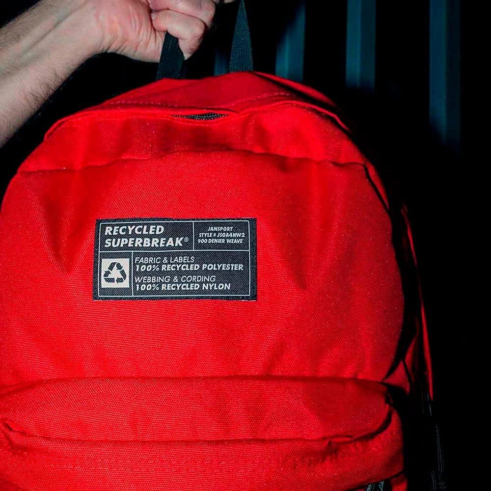 JANSPORT Recycled superbreak, Red, One Size
