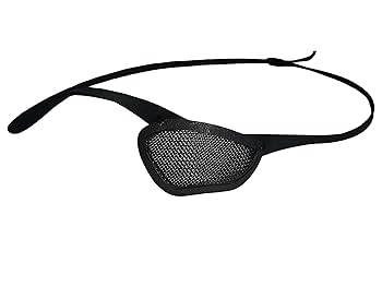 Amazon.com: Eye Patch, Mesh, Aero, See Through, Black