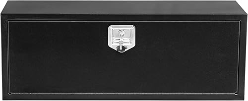 Miniatura 14 de Garvee Caja de herramientas para camión de 30 pulgadas, caja de herramientas de almacenamiento de acero negro, 30 x 18 x 18 pulgadas, organizador de