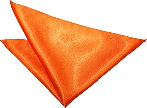 DQT New Plain Burnt Orange Handkerchief/Pocket Square