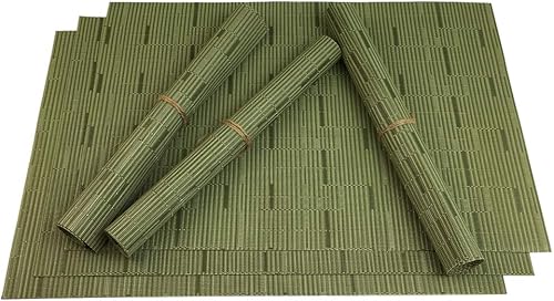 Miniatura 2 de Red-A - Manteles individuales para mesa de comedor, resistentes al calor, lavables, fáciles de limpiar