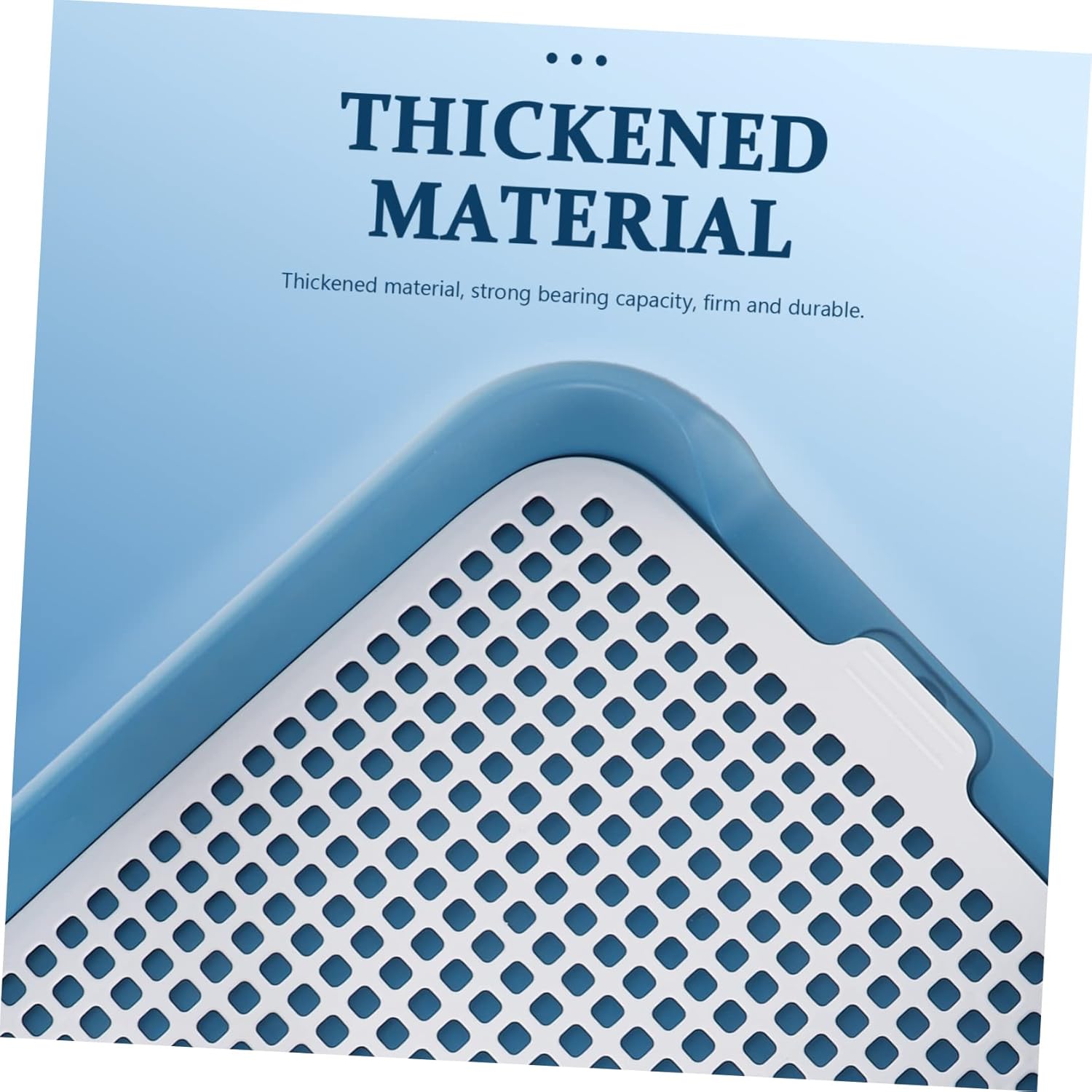 Mesh Plastic Dog Toilet Potty Tray for Indoor Use Lightweight Durable PP Material with Column Design Simulating Dog Urination Habit Portable Small for Puppies