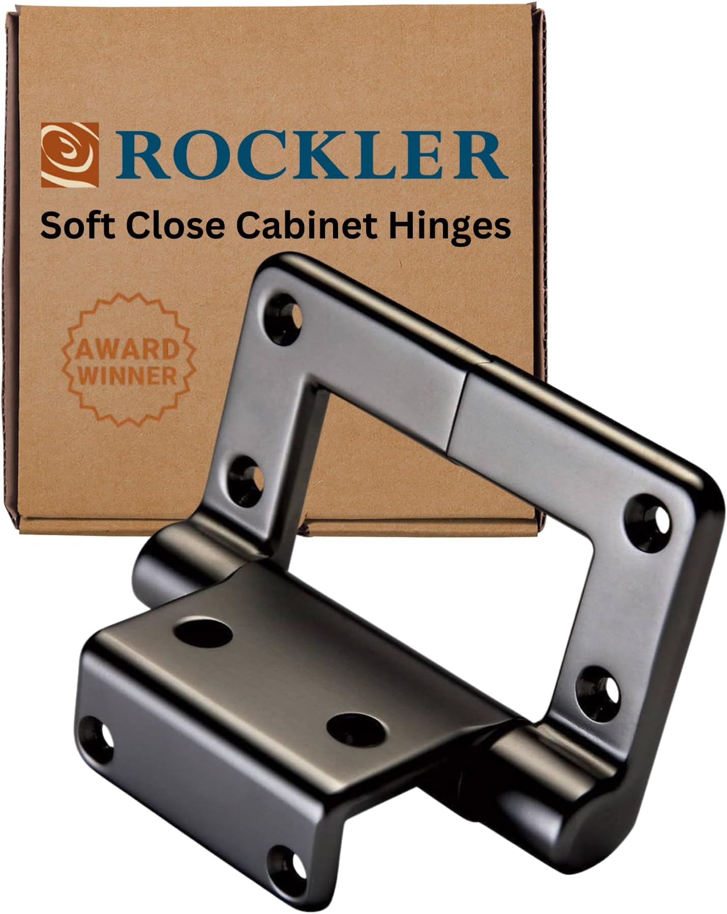 Rockler Lid-Stay Torsion Soft Close Hinges (Pair of 2, Rustic Bronze) – 60” Pound Lid Support Soft Close Cabinet Hardware – Bronze Lid Hinge Support - Heavy Duty Hardware