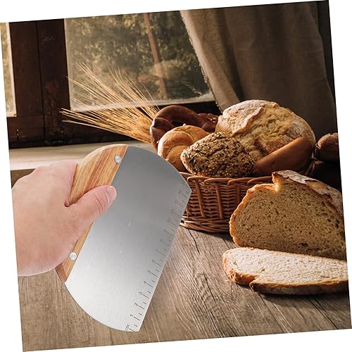 Miniatura 2 de Raspador de tartas, 2 piezas de harina cortada de mantequilla, espátula para galletas, masa para hornear, pizza, herramientas con escamas, cortador