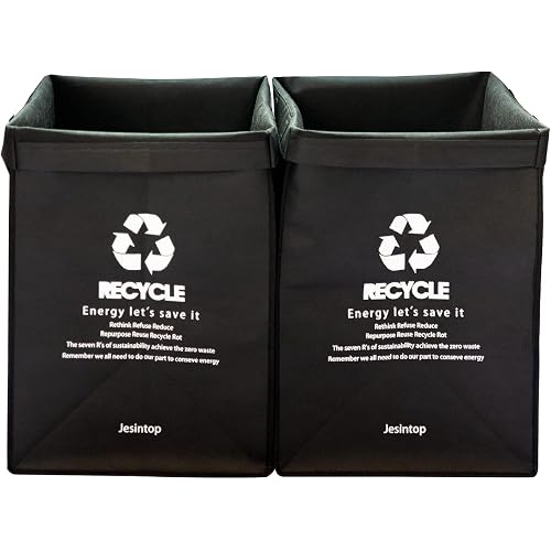 Recycle Bins for Kitchen,Ultra-Large Capacity Recycle Waste Bin Bags for Kitchen Home Trash Sorting Bins Organizer Baskets,29 Gal Series(4pcs)