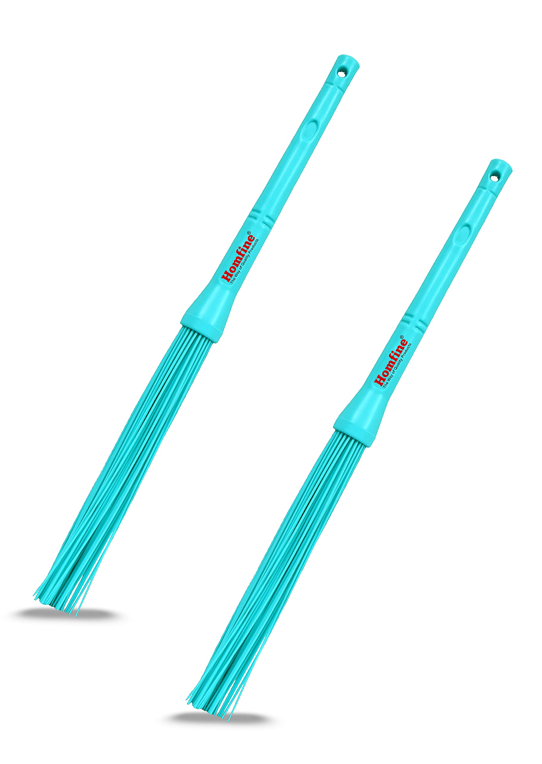 Homfine Pack of 2 Long Handle Heavy Kharata Broom Hard Bristle for Bathroom, Water Sweeping Cleaning Multipurpose Use (2 Pcs, Aqua Green, Length : 33.5inch) (B08HY13X96) Amazon Price History, Amazon Price Tracker